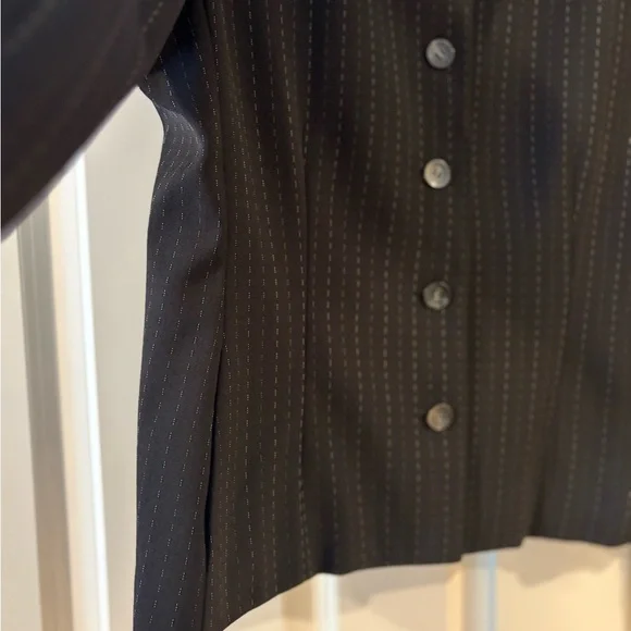 Jones New York Black Blazer Classic Tailored Fit - Picture 3 of 4